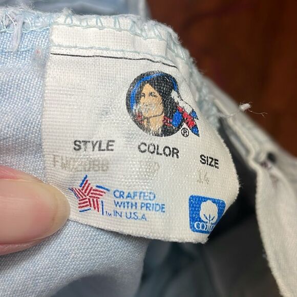 80’s 90’s Cherokee Printed Mom Jeans, High Waisted Vintage Baggies, Pleated, 14 - Picture 6 of 7